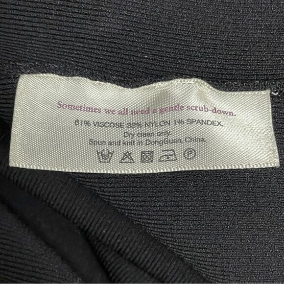 MM Lafleur The Woolf Jardigan Size Small Black Ponte Knit Open Blazer Cardigan - Picture 15 of 16